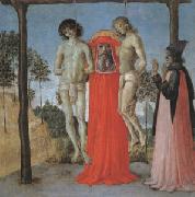 Pietro, st Jerome supporting Two Men on the Gallows